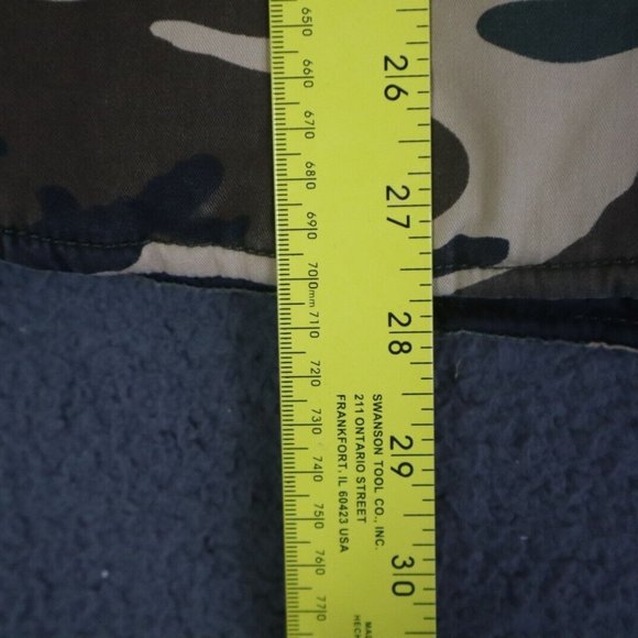 Vintage Akademiks Military Vest Mens L Green Camo AKDMKS Graphic Cotton Blend - Picture 9 of 10